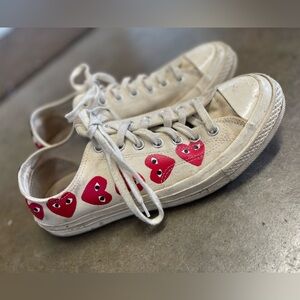 CDG chuck taylors used size 10